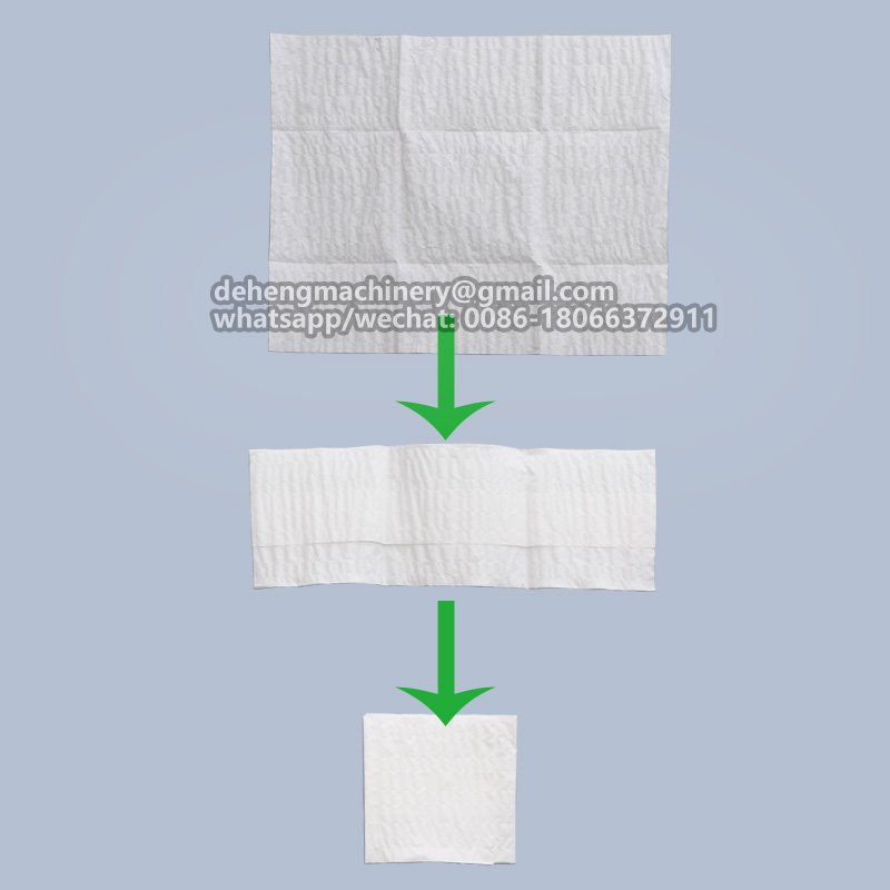 scrim reinforce paper hand towel cutting and folding machine (17)
